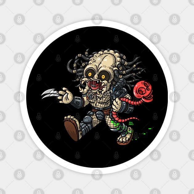 Cute Little Predator and His Big Day Out Magnet by itsbillmain